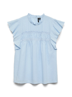 Vero Moda Top - Trine Lace - Cashmere Blue
