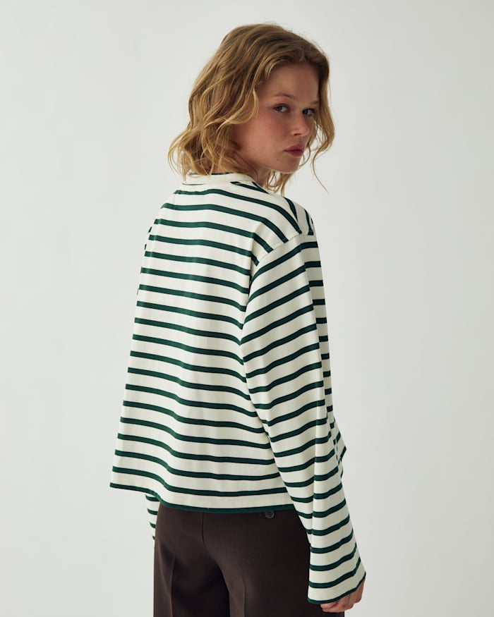 Noella Bluse - N-Maple - Eton Stripe