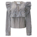 Liberte Bluse - Heather Tie - Brown/Blue
