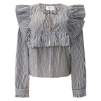 Liberte Bluse - Heather Tie - Brown/Blue
