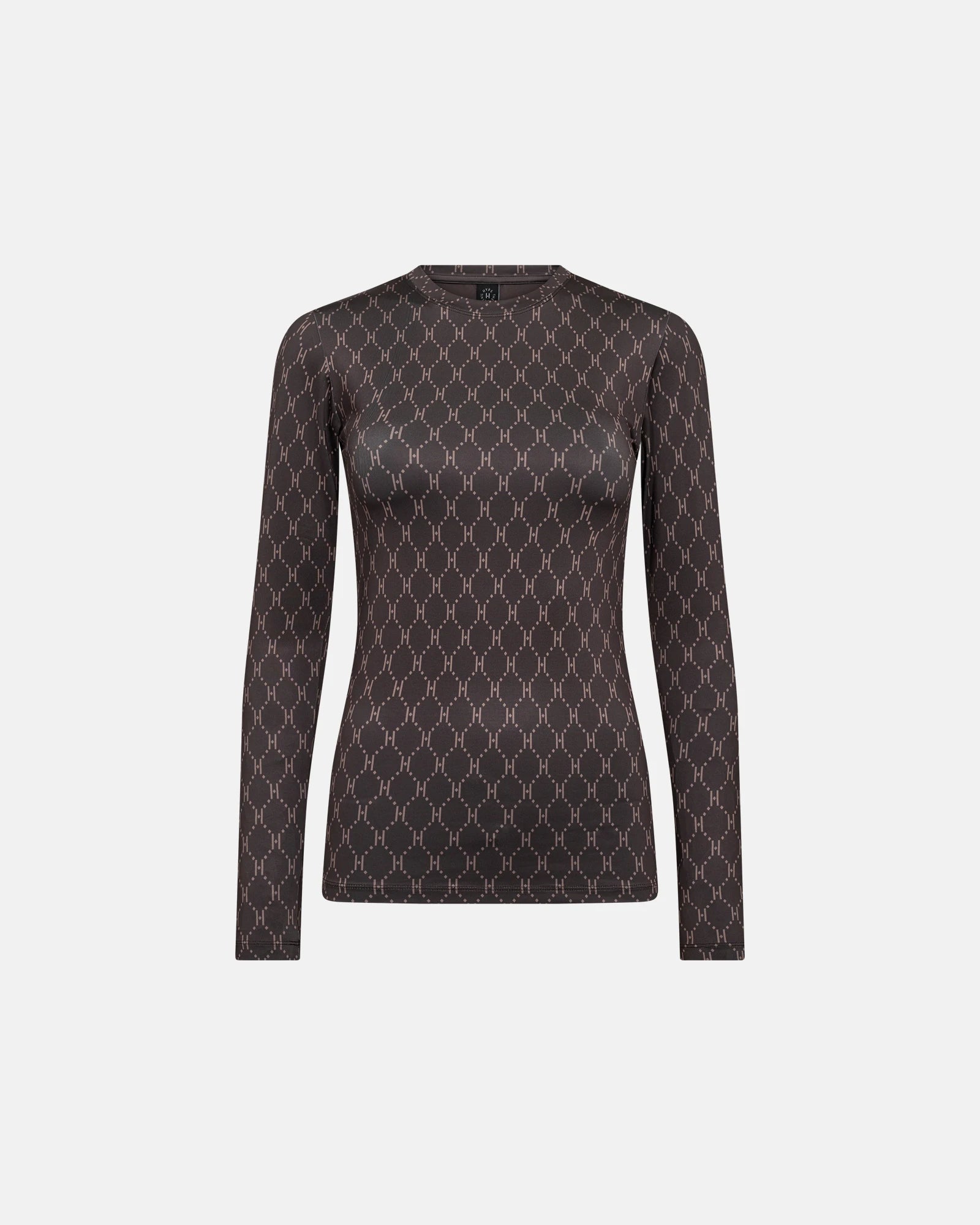 Hype The Detail Bluse - H-Logo - Brown