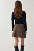 Noella Nederdel - N-Maybelle - Brown Herringbone
