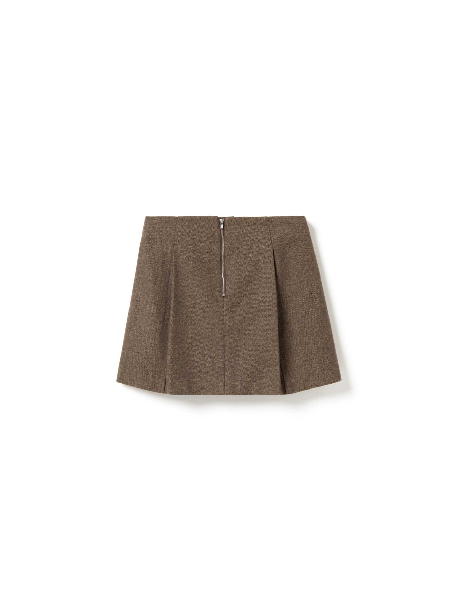 Noella Nederdel - N-Maybelle - Brown Herringbone