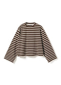 Noella Bluse - N-Maple - Eton Brown Ivory Stripe