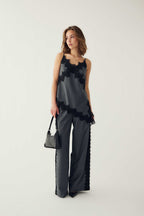 Noella Top - N-Marwetta - Charcoal Mel