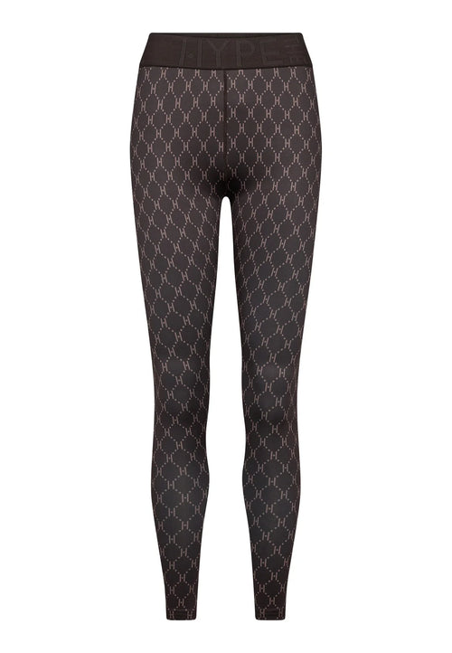 Hype The Detail Leggings - H-Logo - Brown