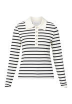 Sisters Point Bluse - Vepi-polo - Black/White