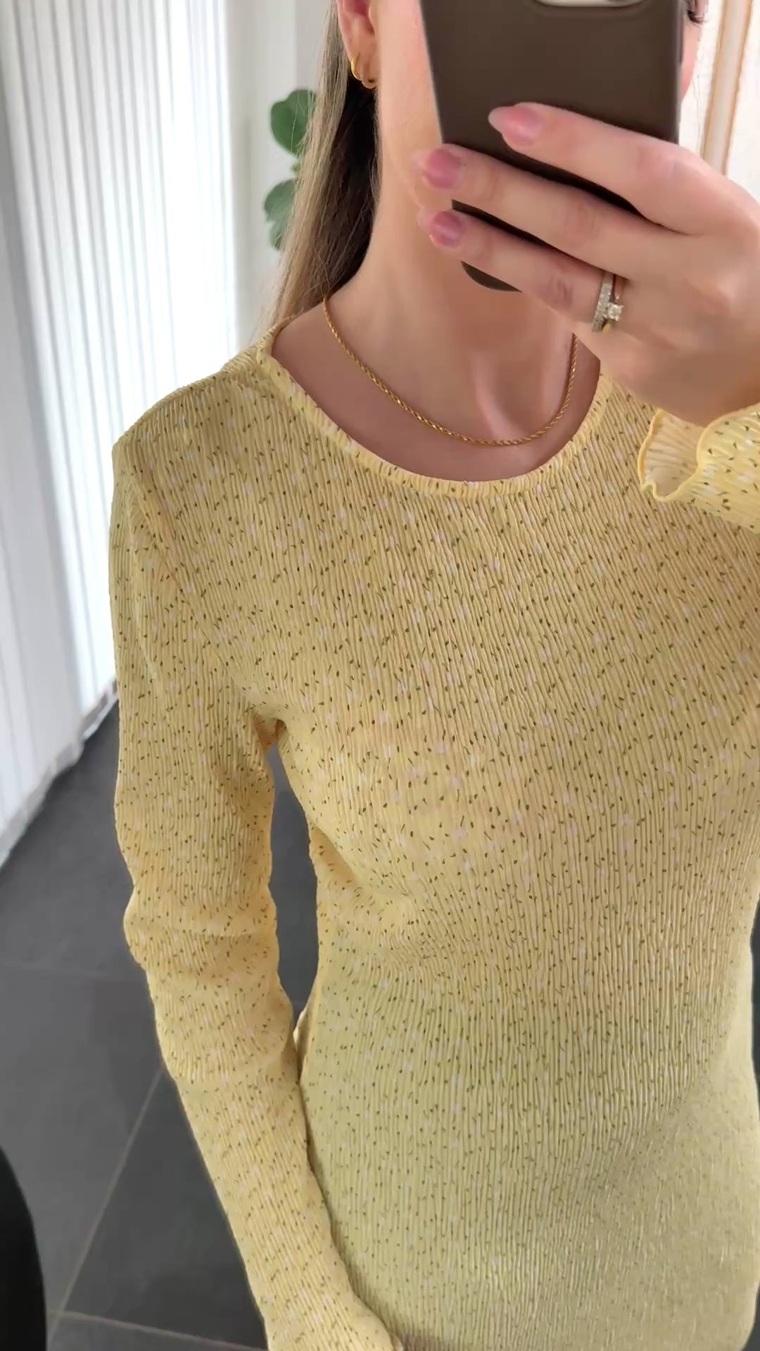 Pieces Kjole - Flora Midi - French Vanilla FLOWER