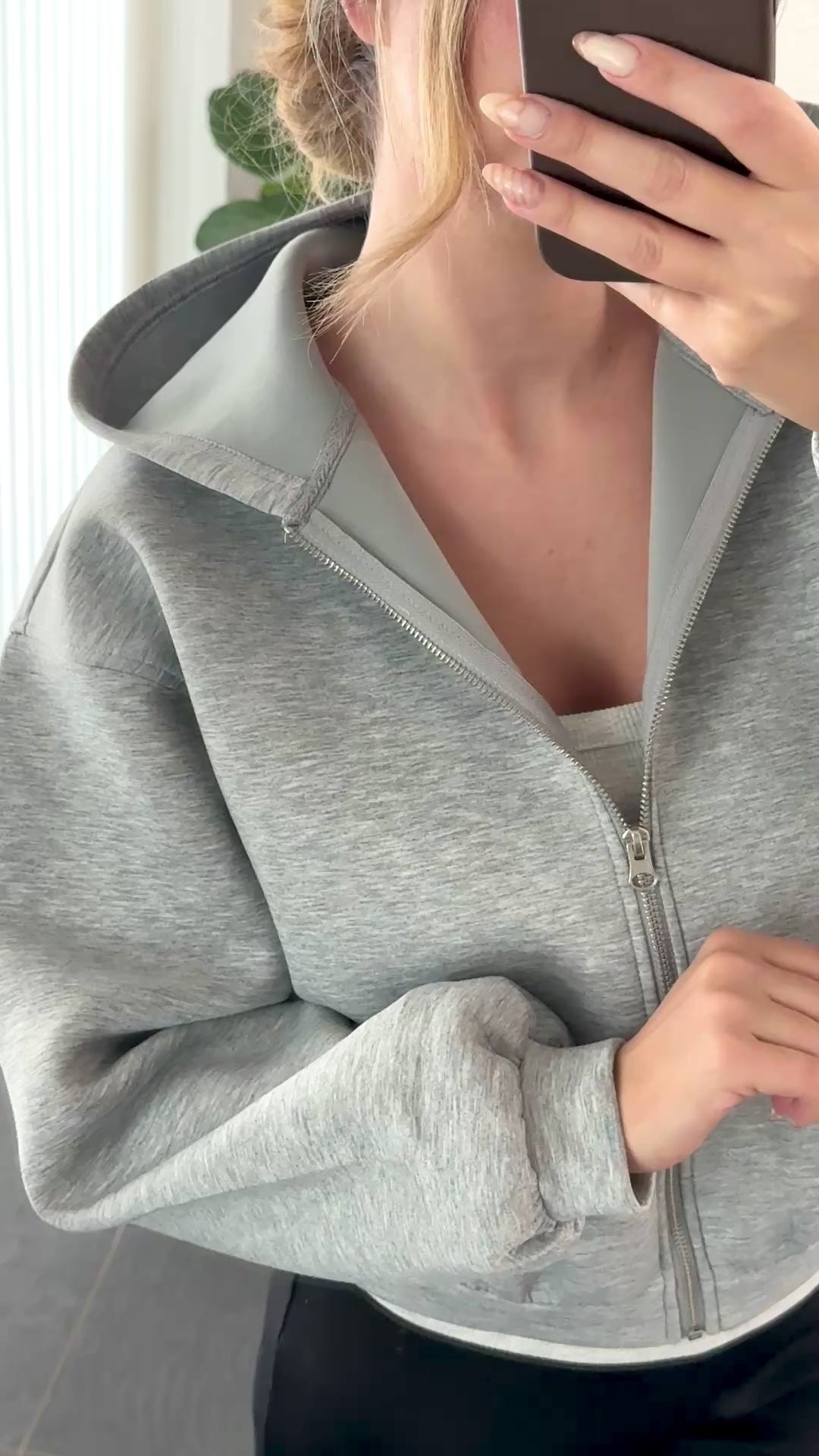 Pieces Hoodie - Bucuba - Grey