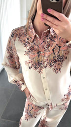 Liberte Bukser - Wennise - Creme Paisley