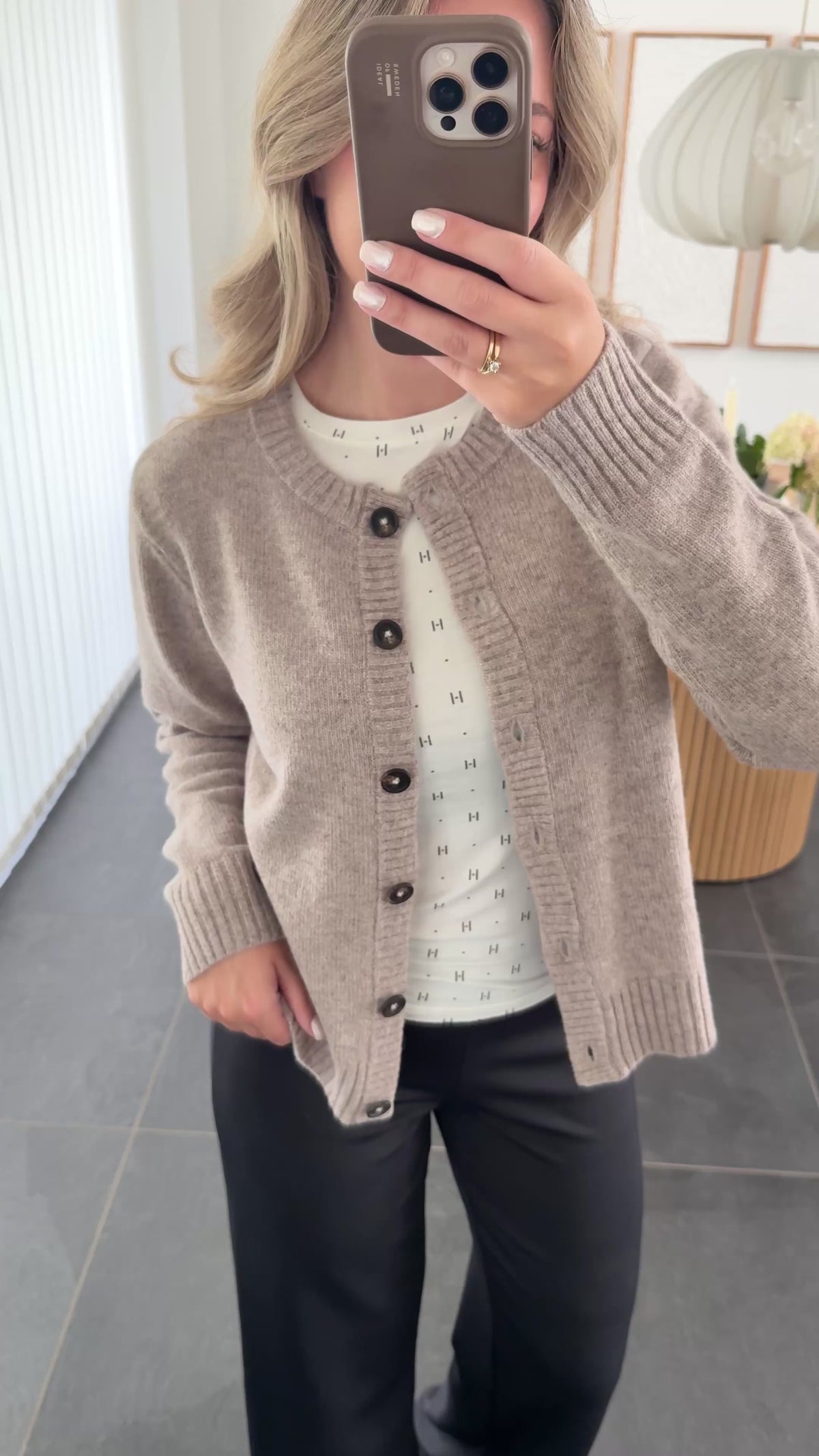Hype The Detail Cardigan - Sand