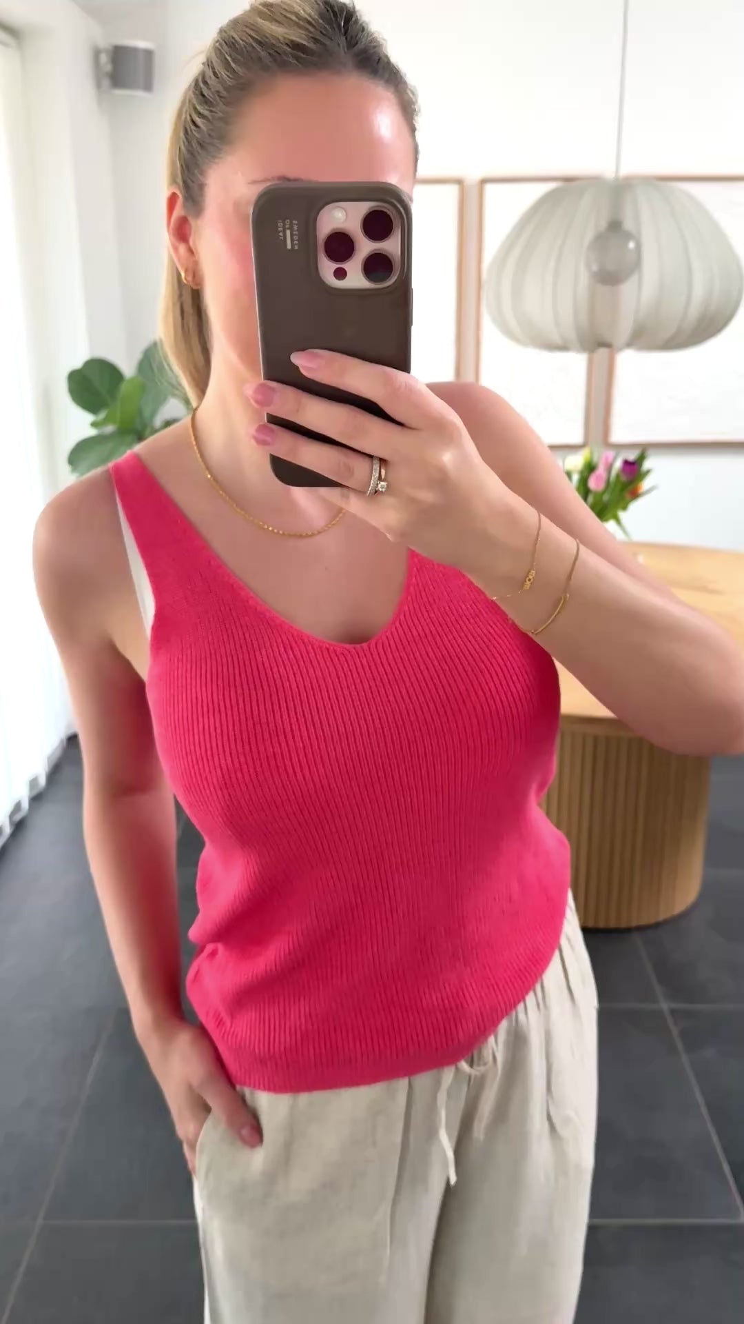 Vero Moda Top - Newlex Sun - Coral