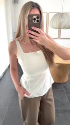 Vero Moda Top - Julietta - Snow White