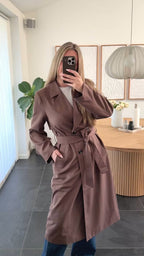 Pieces Jakke - Scarlett - Brown