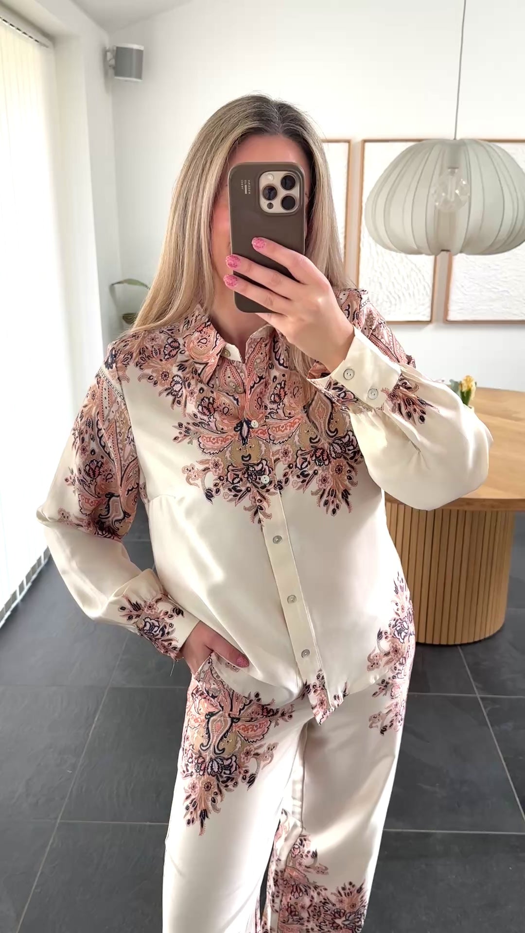 Liberte Skjorte - Wennise - Creme Paisley