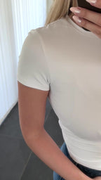 Pieces T-Shirt - Lula - White