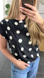 Liberte T-shirt - Alma - Black Dot