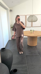 Hype The Detail Bukser - Lace pant - Brown