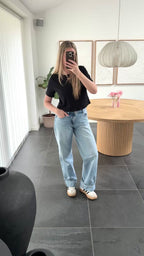Aware Jeans - Rena MR Wide - Light Blue Denim