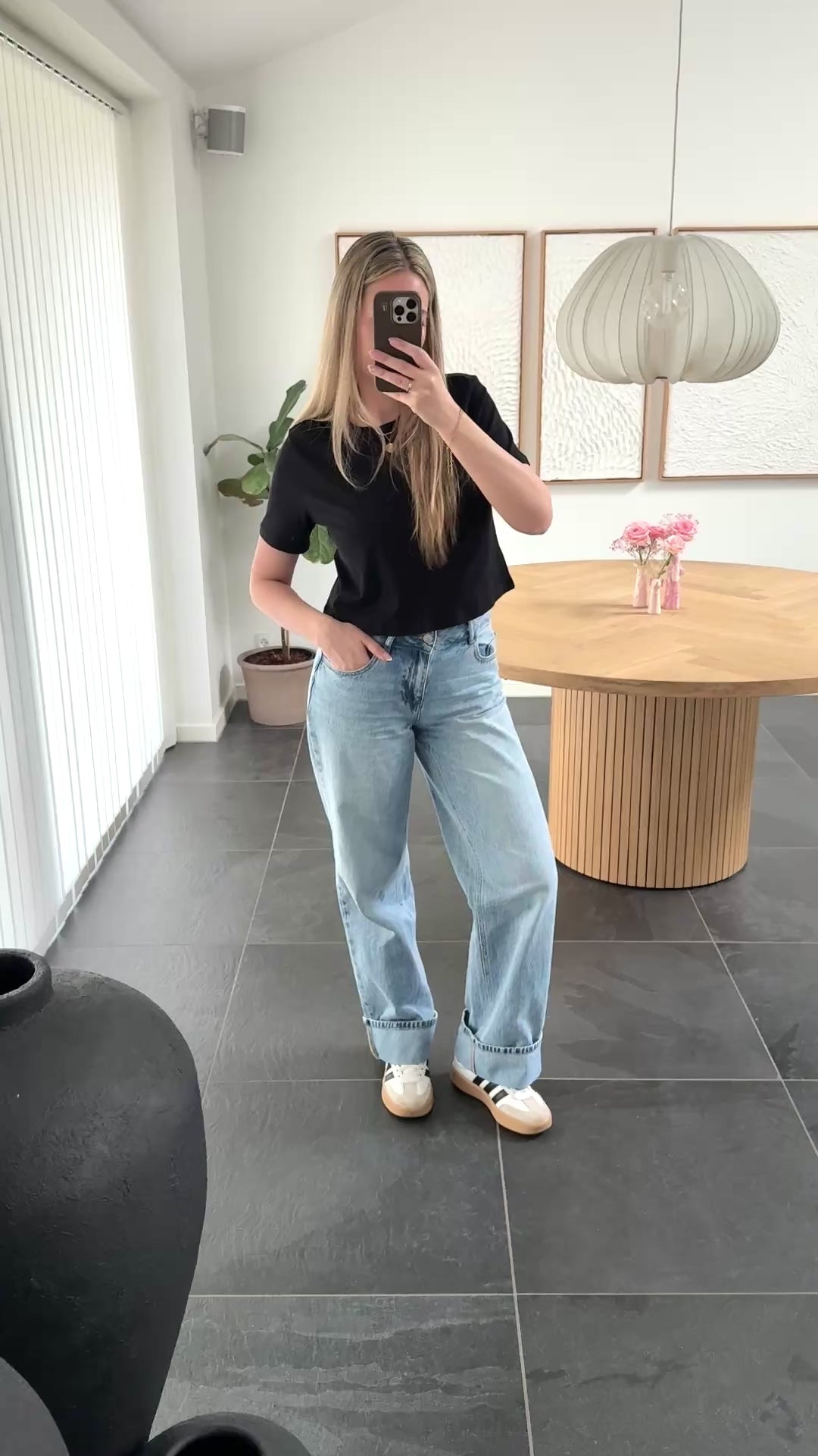 Aware Jeans - Rena MR Wide - Light Blue Denim