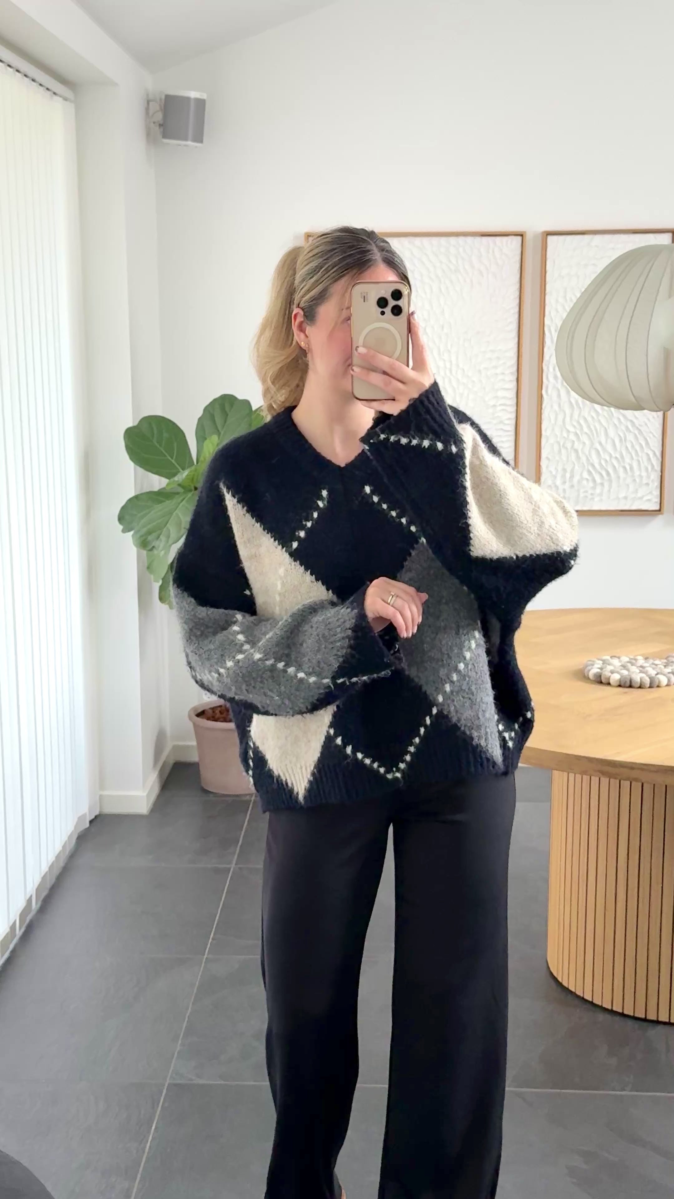 Noella Strik - Lai knit - Navy/Grey