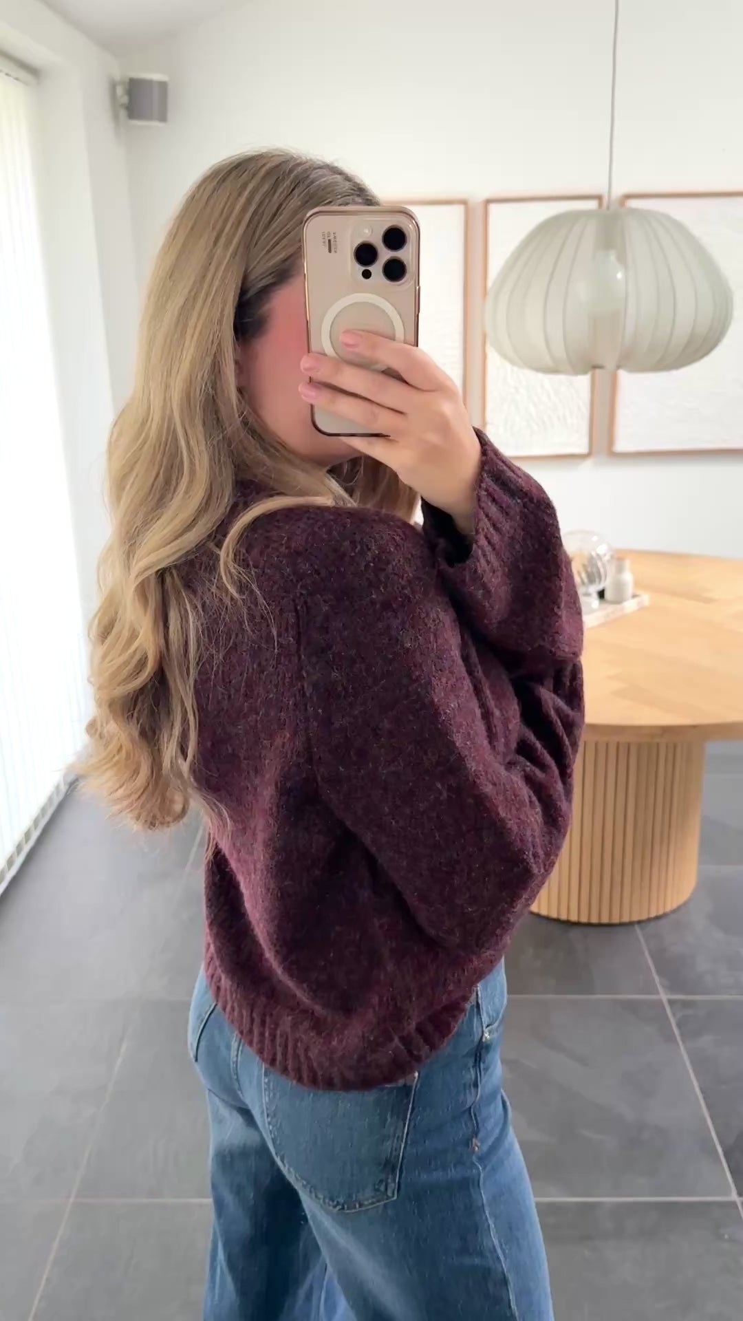 Vero Moda Strik - Ingrid - Bordeaux