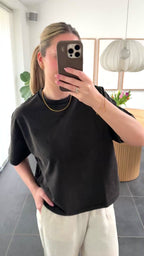 Pieces T-shirt - Chilli Summer - Dark Grey