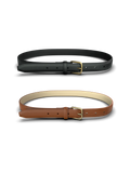 Pieces Bælter - Oline 2-pack belt - Brown/Black