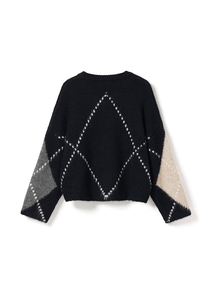 Noella Strik - Lai knit - Navy/Grey