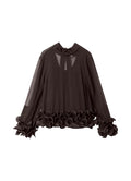Noella Bluse - N-Latanietta - Chocolate