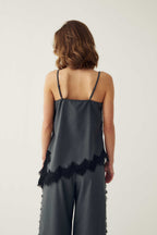 Noella Top - N-Marwetta - Charcoal Mel